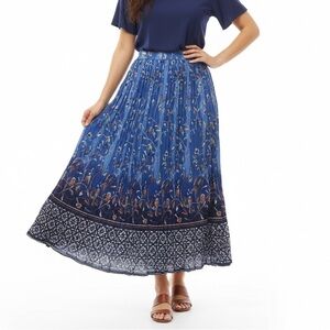 Olivia Bohemian Floral Maxi Skirt